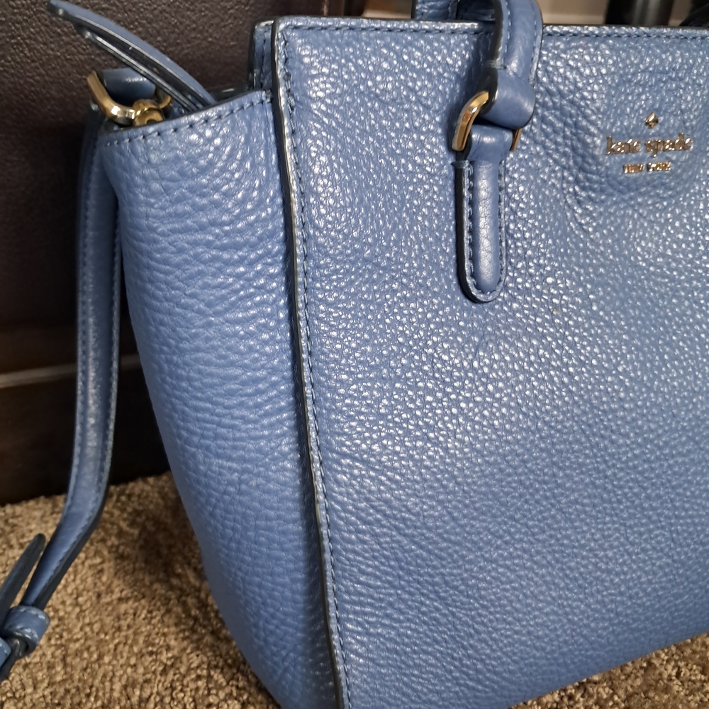 Kate Spade Blue Satchel Bag - Picture 2 of 11